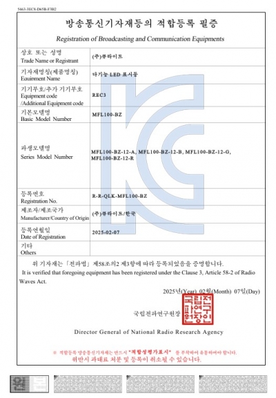 MFL100-BZ-12-R/A/G/B